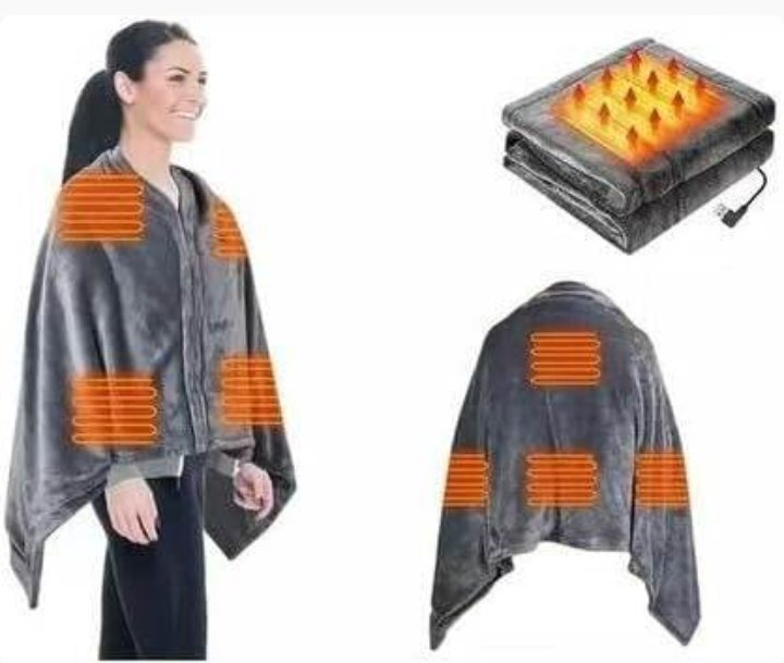 Heated Ultra Plush Huggle Blanket