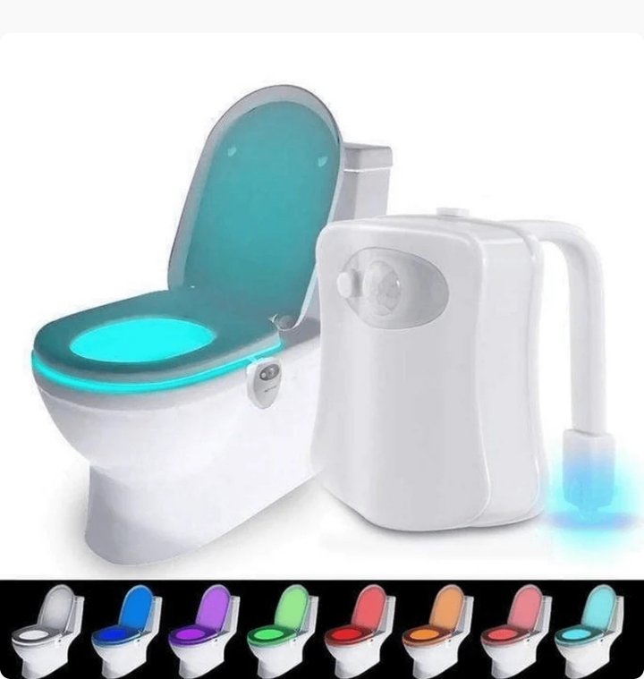 Multicoloured Motion Censored Toilet Light (8 Colour)