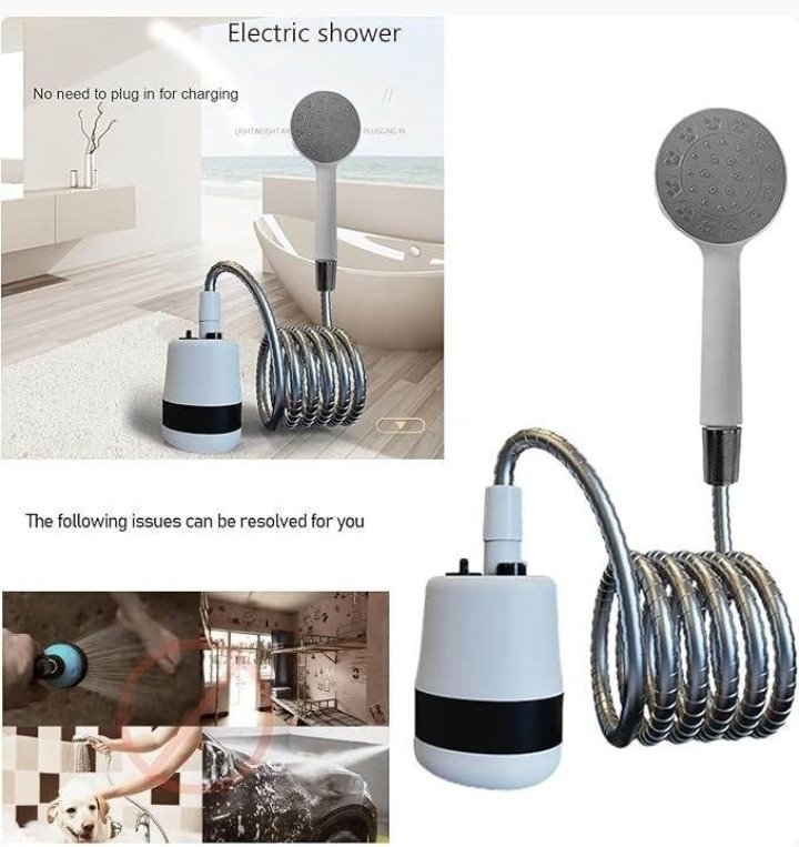 USB Rechargeable Electric Shower
