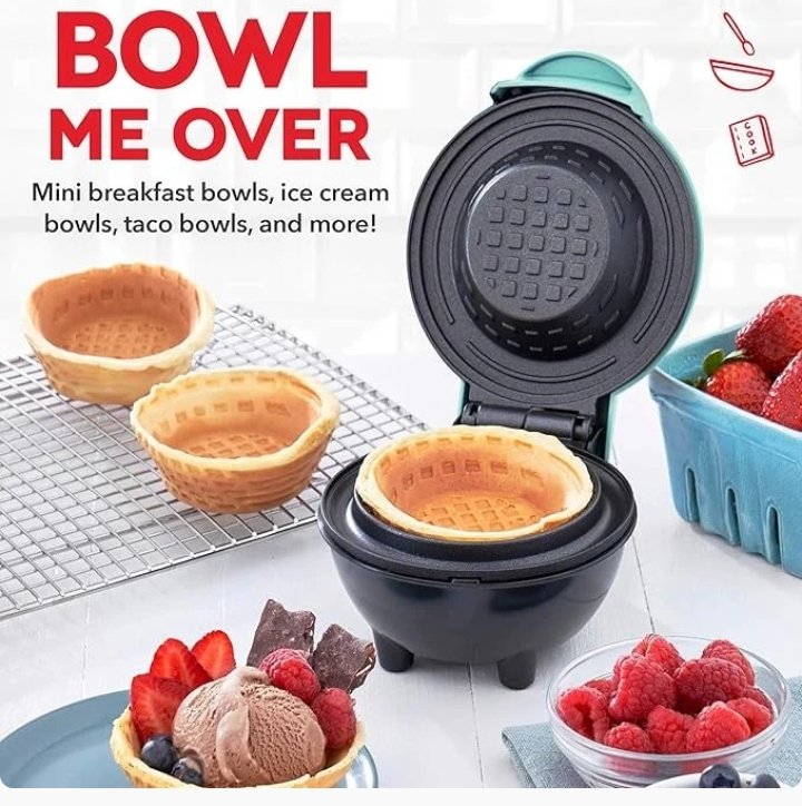 Mini Waffle Bowl Maker