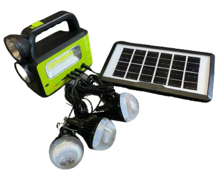 Solar Power Bank Flashlight System