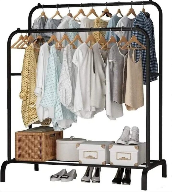 Metal Clothing Garment Rack (Without Wheels)