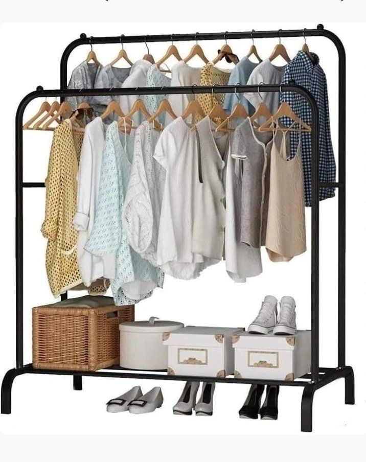 Metal Clothing Garment Rack (Without Wheels)