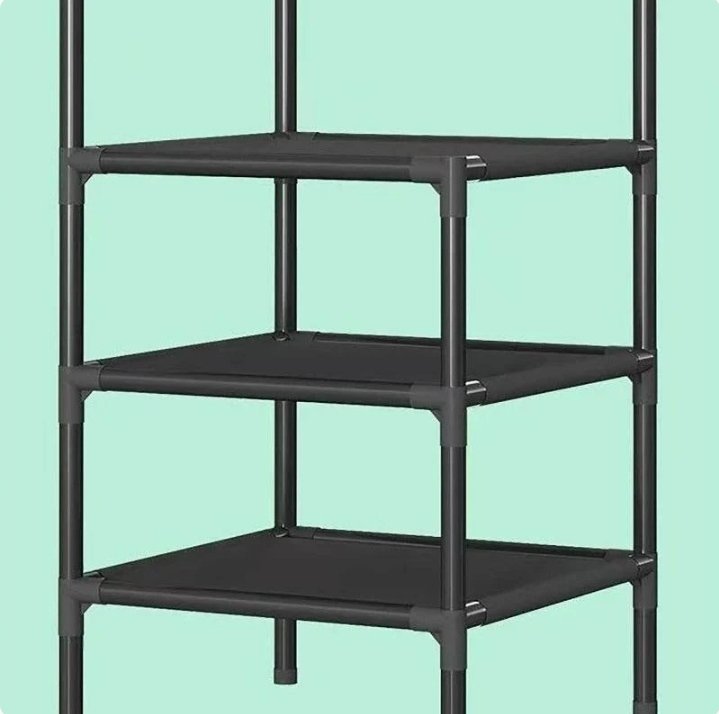 Corner Coat Rack Shelf - Image 2