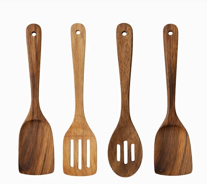 Earthgrain Essentials Bamboo Utensil Set (4 pcs)