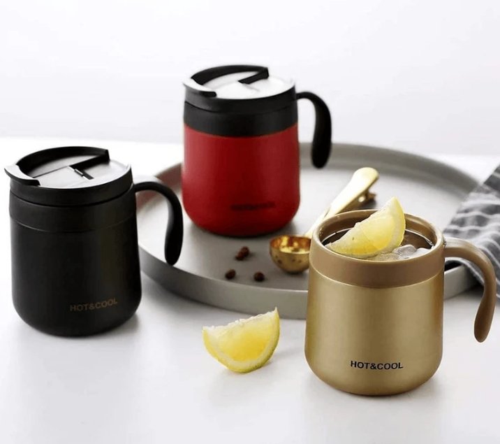 Double Steel Thermos Coffee Mug (500ml) - Image 2