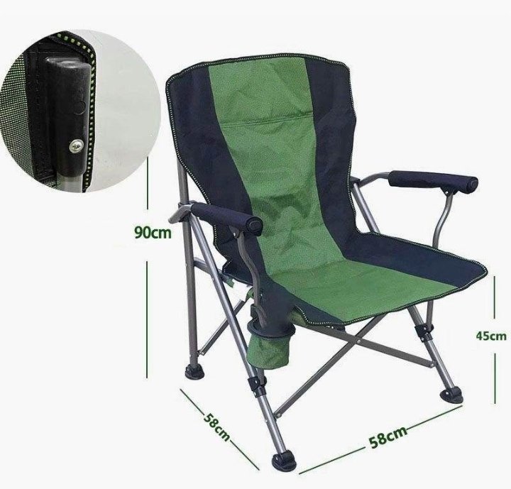 Portable Sturdy Folding Camping Chair - Image 2