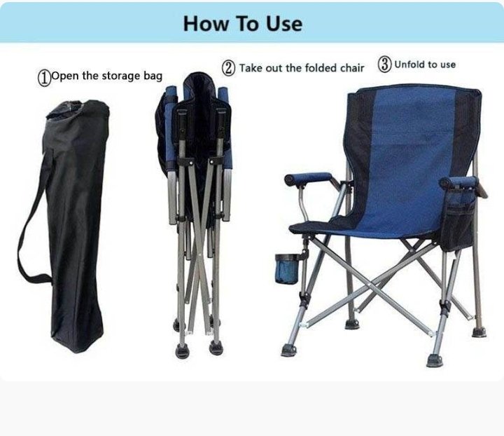 Portable Sturdy Folding Camping Chair