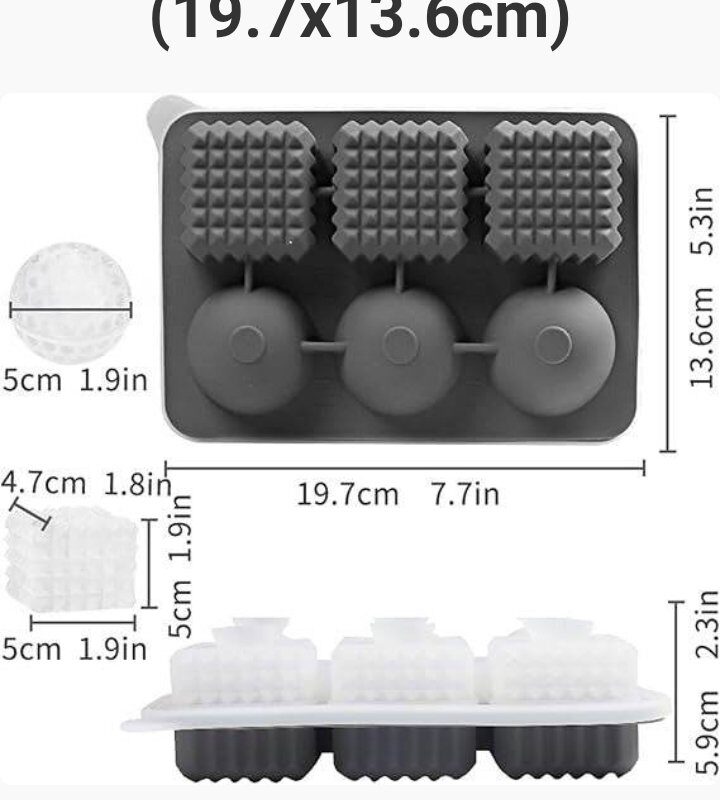 Large Ice Cubes Mold (19.7x13.6cm)