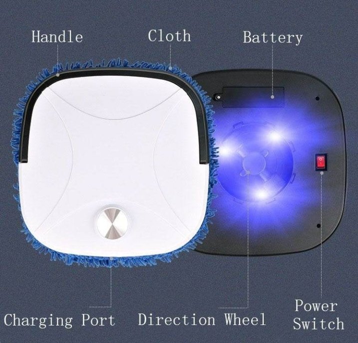 Intelligent Automatic Portable Robot Brush Mopper - Image 2