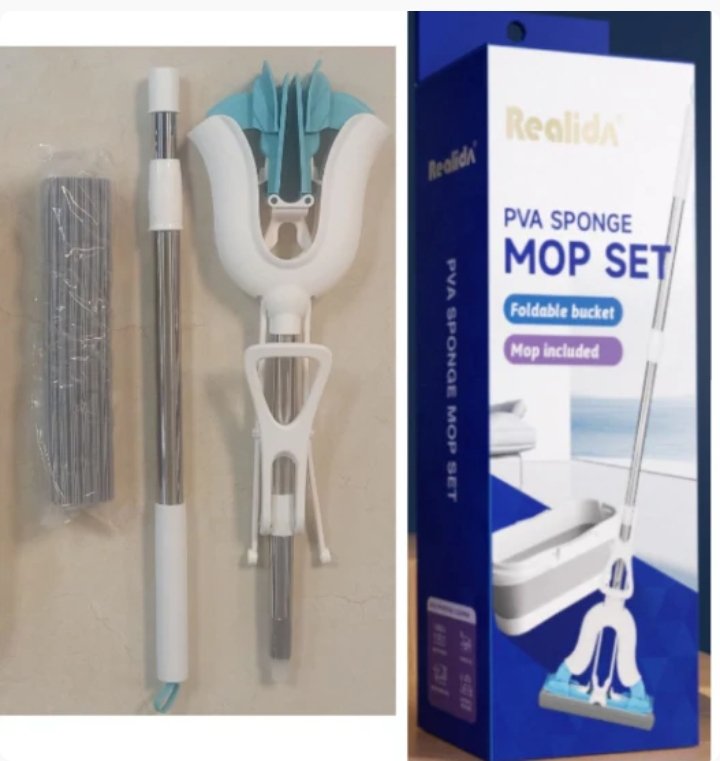 Realida PVA Sponge Mop Set