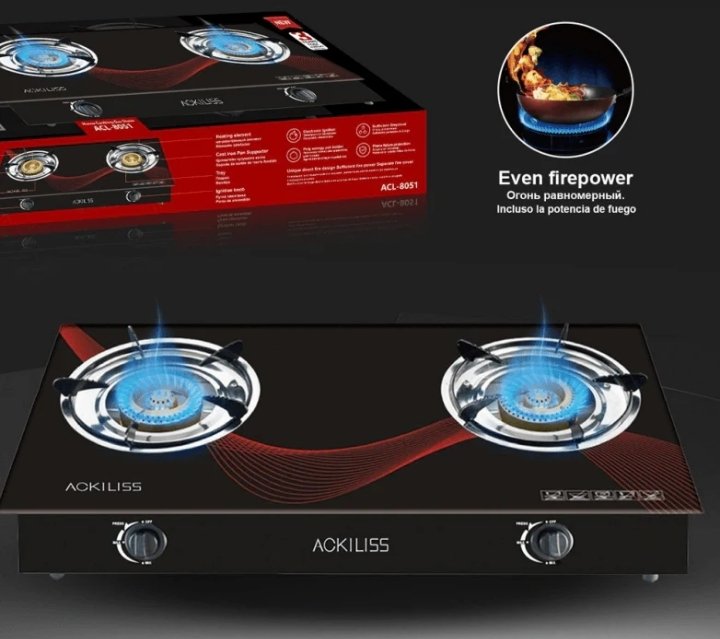 Double Burners Gas Stove (Ackiliss)