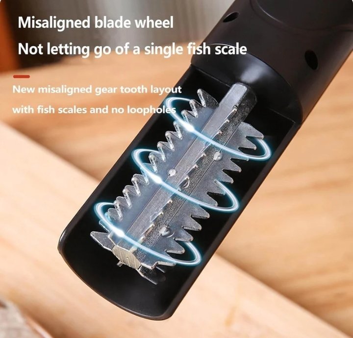 Powerful Cordless Fish Scaler