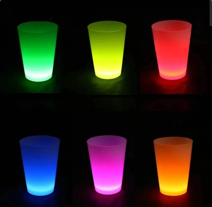 LED Automatic Flashing Shooter Glasses (35ml)(6 pcs)