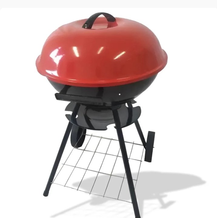 Portable Kettle Charcoal Barbecue Grill (17 Inch) - Image 2