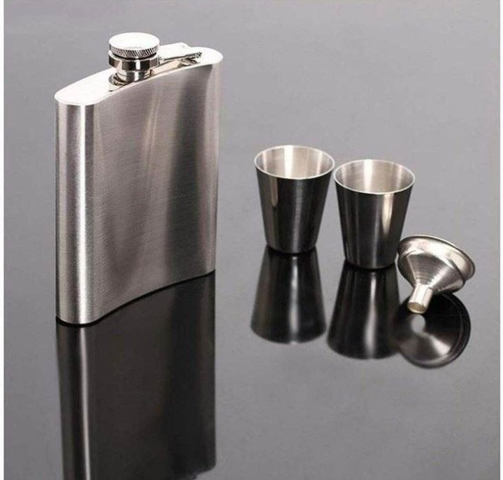 Portable Hip Flask Set