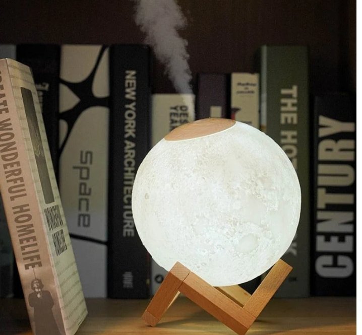 3D Moon Lamp Air Humidifier (13cm) - Image 2