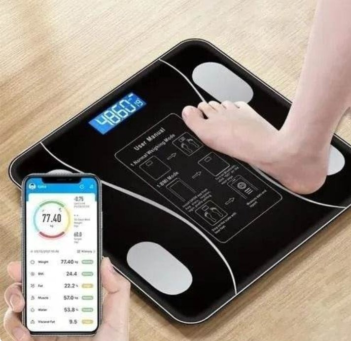Smart Wireless Body Scale (Battery Operated)