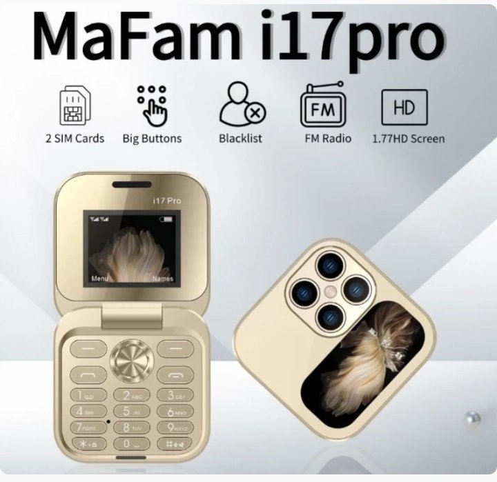 Mini Dual SIM 2G Flip Phone - Image 2