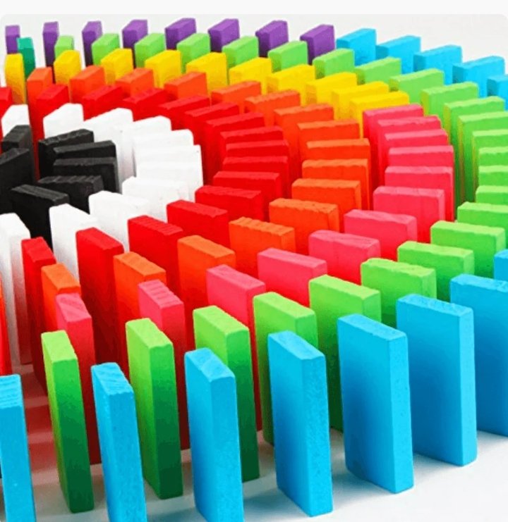 Wooden Domino Set (50 pcs) - Image 2