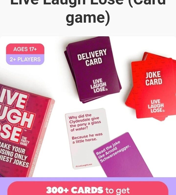 Live Laugh Lose (Card game)