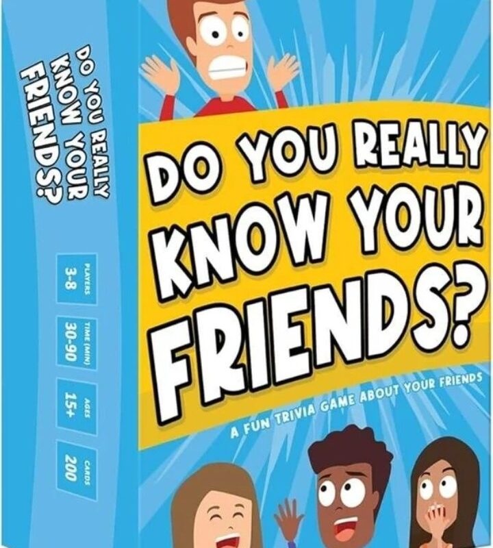 Do You Really Know Your Friends Card Game