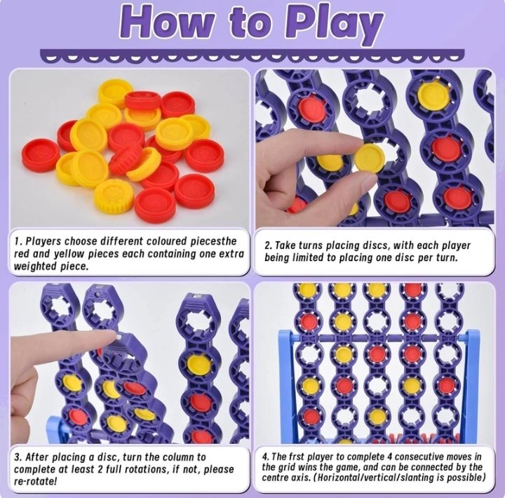 4 In A Row Connect Family Game