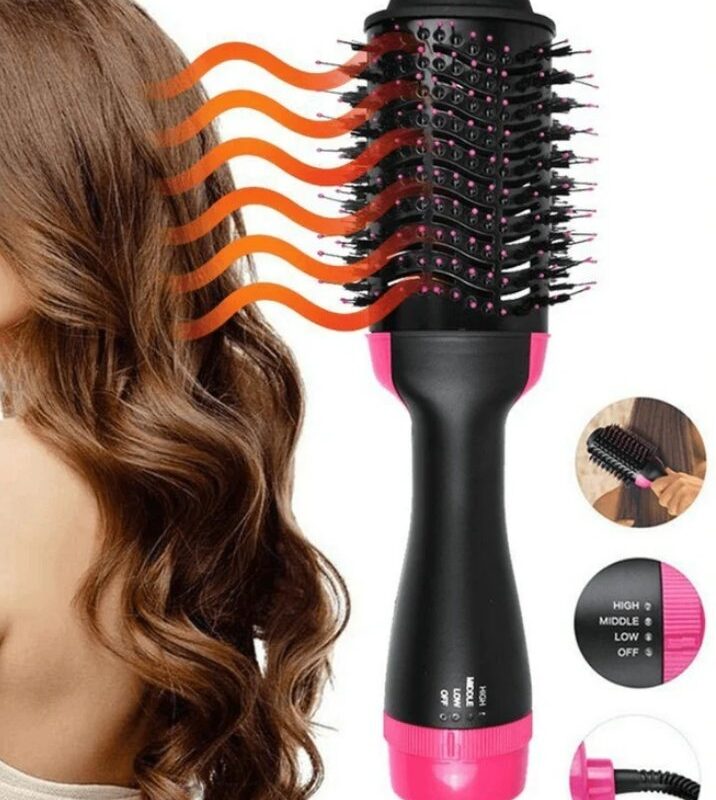 One-Step Hot Air Brush Dryer