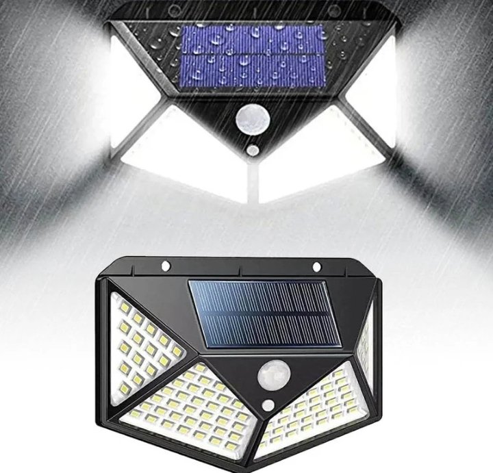 Four Direction Outdoor Solar Wall Lamp (Large)