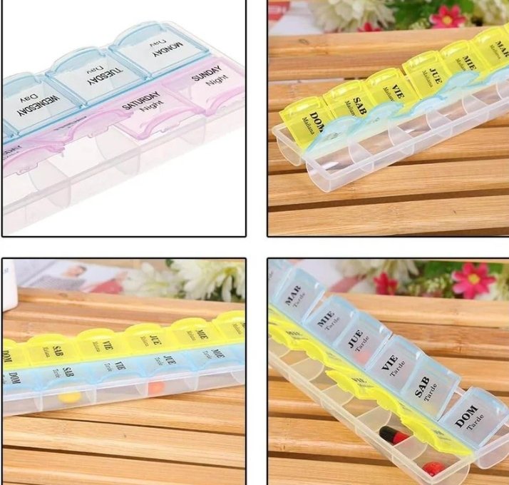 Weekly Pill Organiser (14 Compartment)