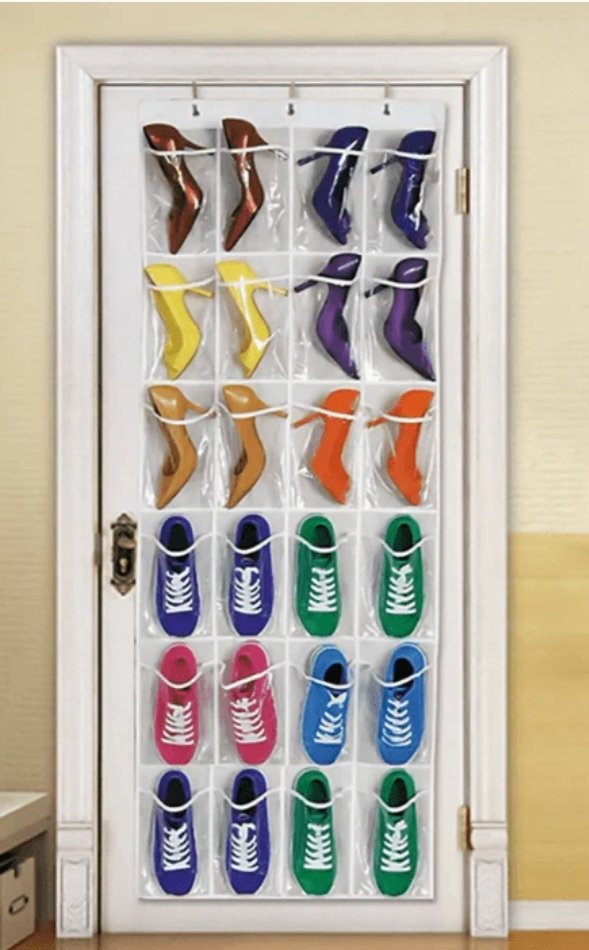 Over the door Shoe organiser (24 Pocket) - Image 2