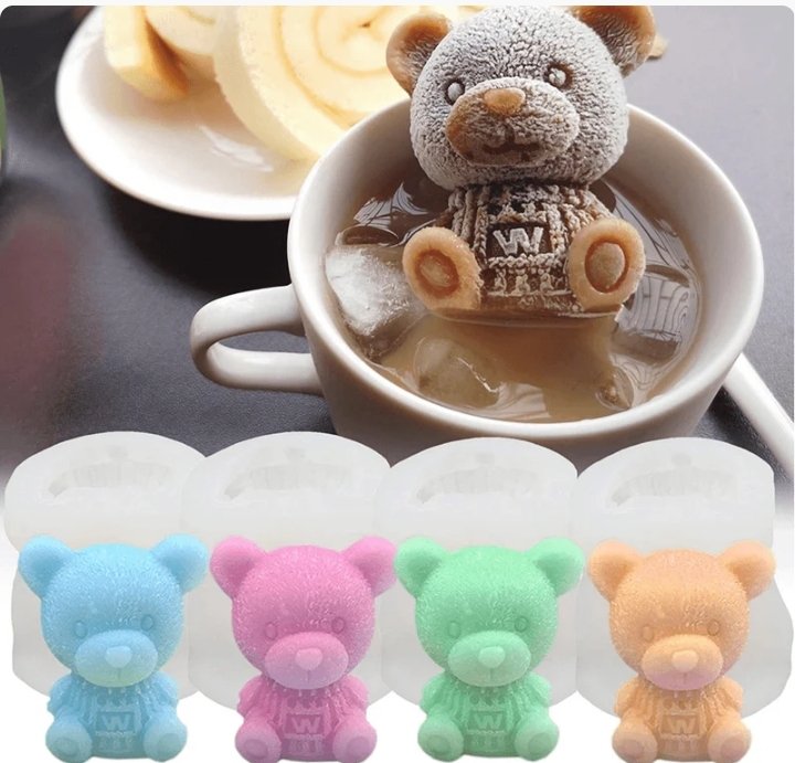 3D Bear Silicone Ice Mold (Each)