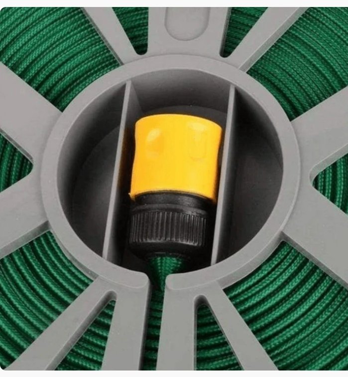 Flat Hose with Spray Gun Nozzle (15m) - Image 2