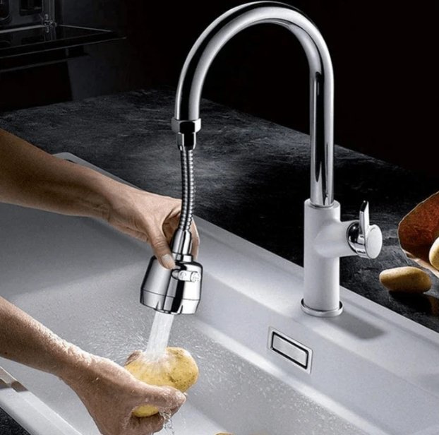 Adjustable Faucet Nozzle With Hose - Image 2