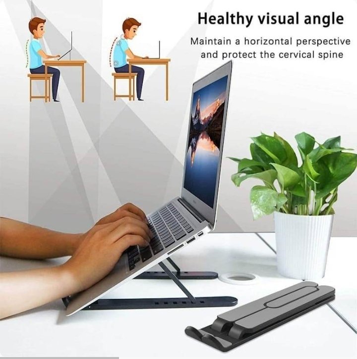 Foldable Plastic Laptop Stand - Image 2