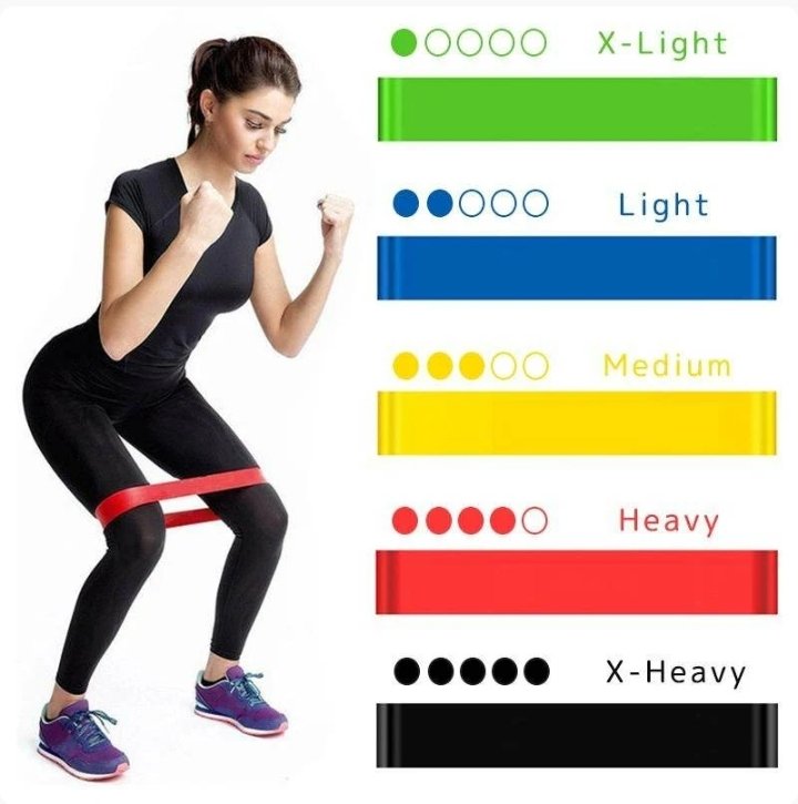 Resistance Exercise Belts (5 pcs)