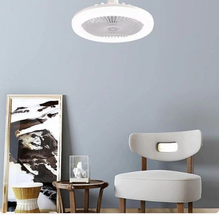 Enclosed Ceiling Fan With Light And Remote