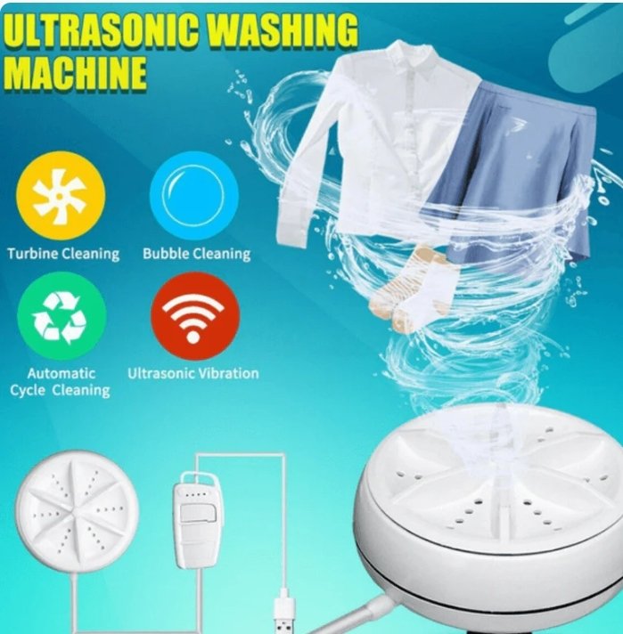 Ultrasonic Turbine Washer