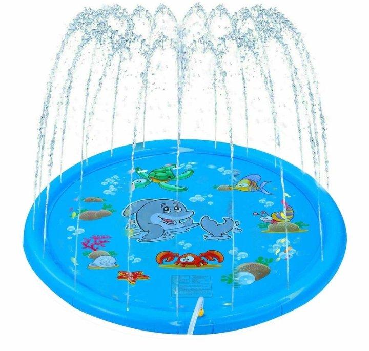 Inflatable Round Water Splash Play Fountain For Children (1m)