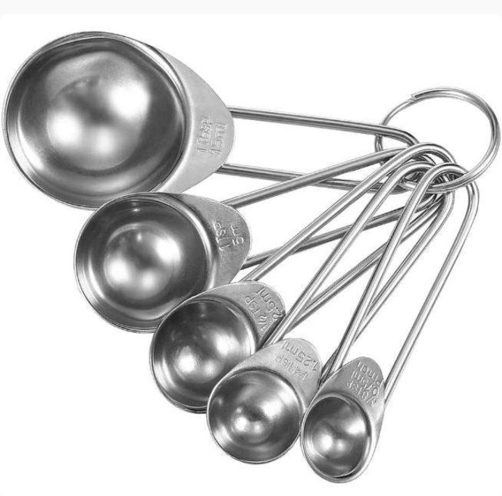 Stainless Steel Measuring Spoon Set (5 pcs)