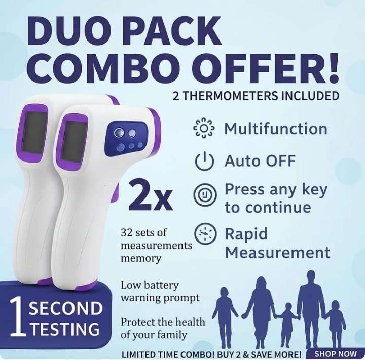 Infrared Thermometer Duo Pack