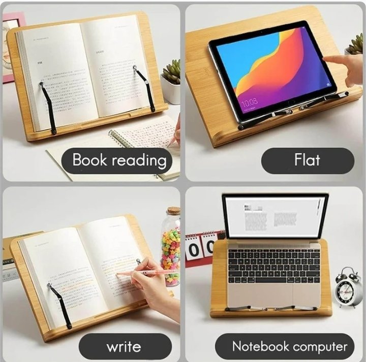 Adjustable Laptop And Book Stand (Small)