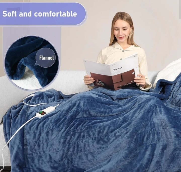 Heated Blanket With Auto Shut Off (130x160cm)